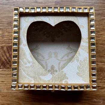 Gouden doosje hart 12,95€
